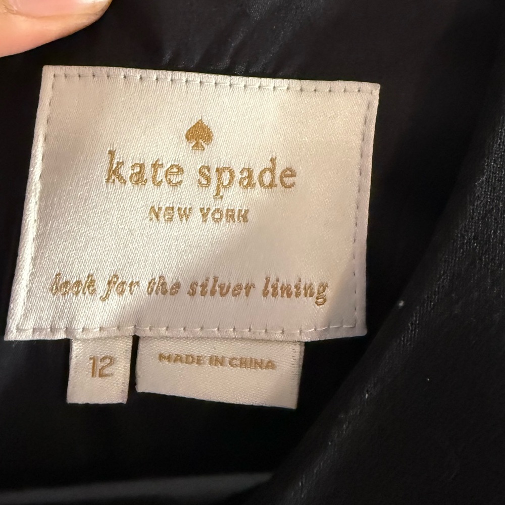 Kate Spade Elegant Black Sleeveless Mini Dress - Picture 5 of 6